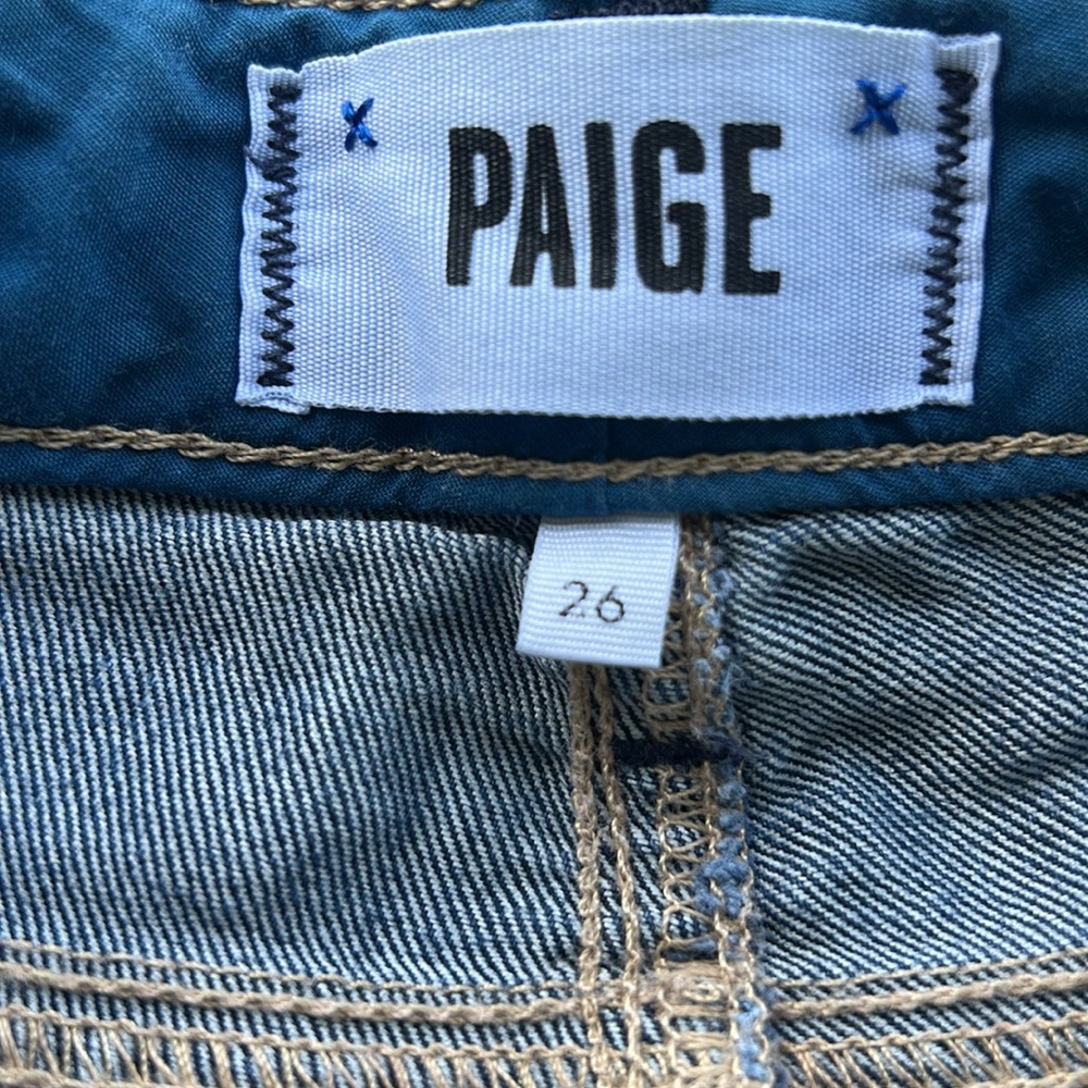 PAIGE Dark Blue Skyline Boot Cut - Picture 8 of 9